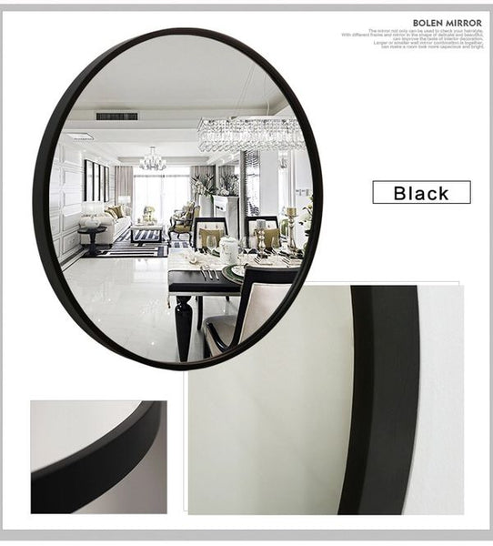 Frame Round Mirror